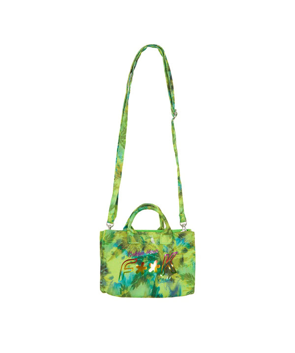 EffeK Borsa a Tracolla Fantasia Verde