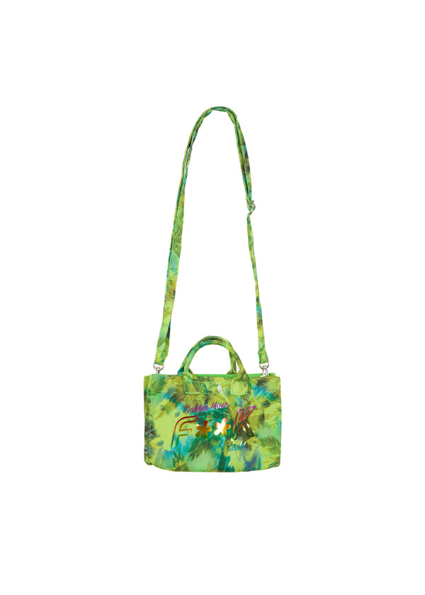EffeK Borsa a Tracolla Fantasia Verde