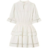 Twinset Kids Abito Off-White con Pizzo per Bambine