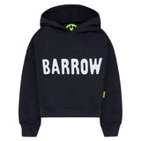 Barrow Kids Felpa con Cappuccio Piombo con Stampa