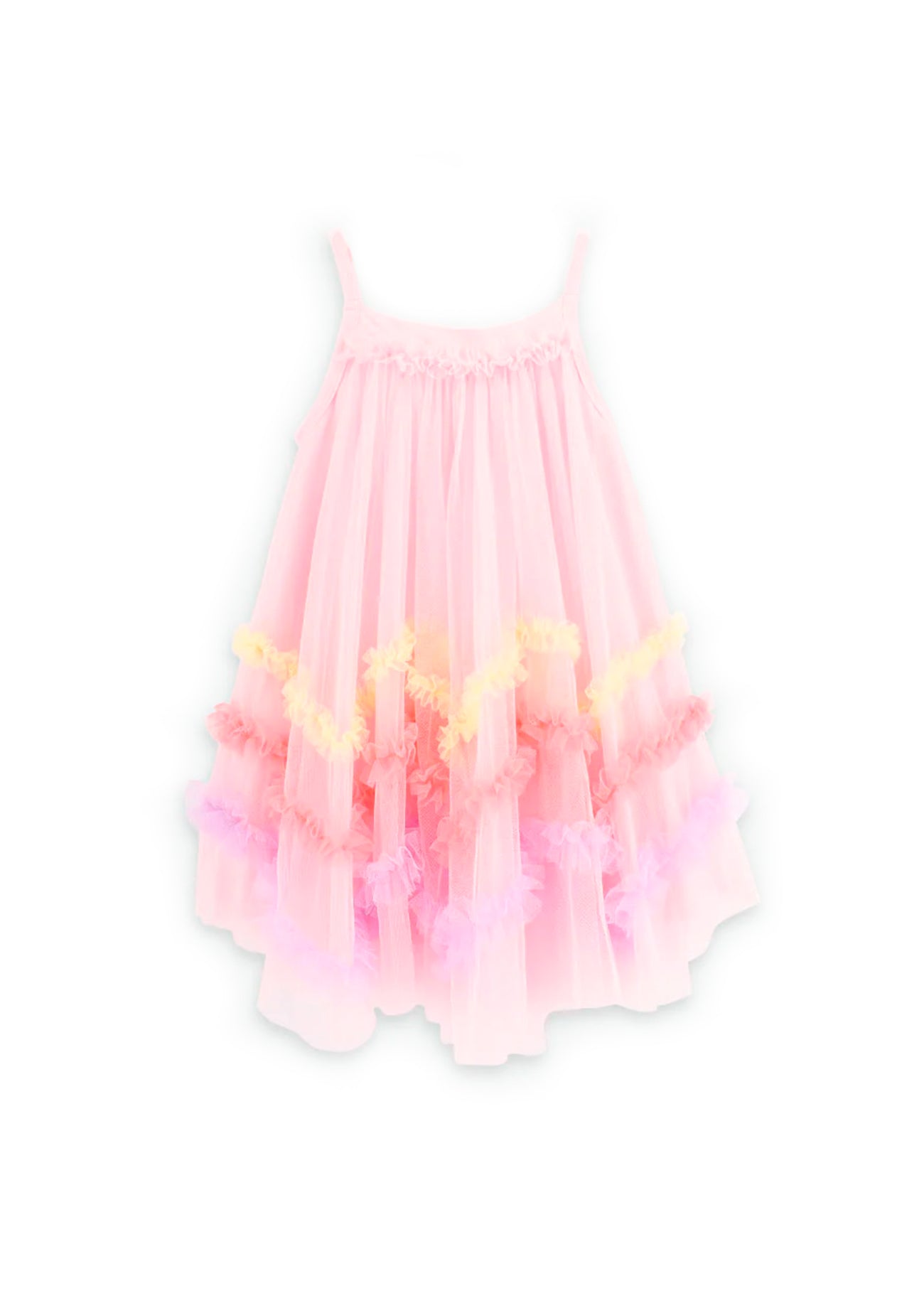 Angel's Face Abito Rosa in Tulle per Bambine