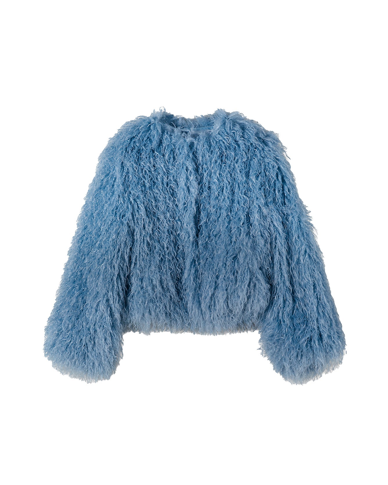 Patrizia Pepe Kids Pelliccia Azzurra per Bambine