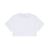 Iceberg Kids T-Shirt Bianco con Stampa Fucsia per Bambine