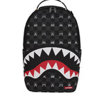 Sprayground Kids Zaino Nero Fantasia Multicolor con Logo Unisex
