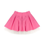A'lapage Kids Gonna Gessata Fucsia con Tulle per Bambine