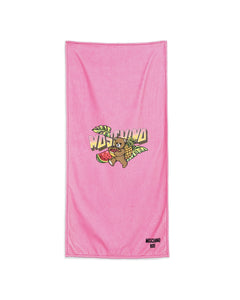 Moschino Kids Telo Mare Azalea Pink per Bambine