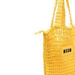 MSGM Kids Borsa a Spalla Gialla Florence Kids  (dettaglio)