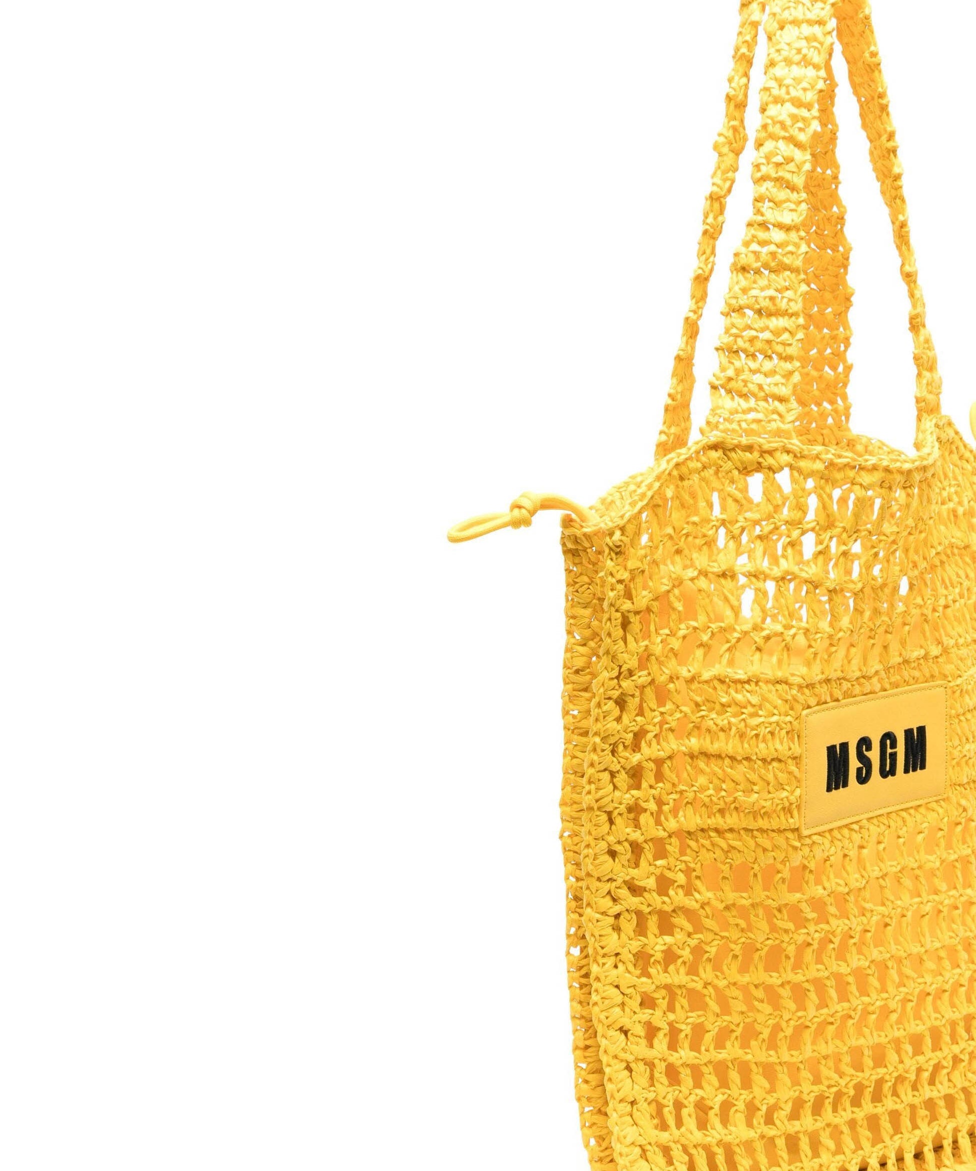 MSGM Kids Borsa a Spalla Gialla Florence Kids  (dettaglio)