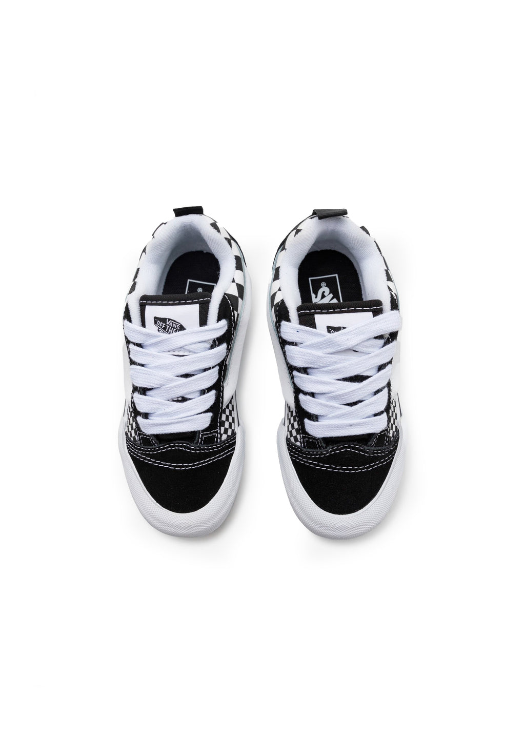 Vans Kids Knu Skool Checker Black/White for Kids