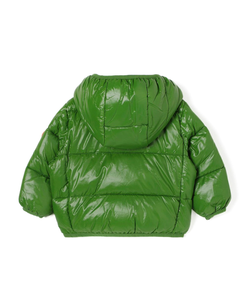 Save the Duck Piumino Verde Lucky per Neonati (retro)