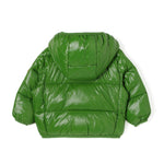 Save the Duck Piumino Verde Lucky per Neonati (retro)