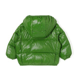 Save the Duck Piumino Verde Lucky per Neonati (retro)