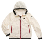 Blauer Kids Giubbino a Vento Nastrato Dodge Bianco per Bambini