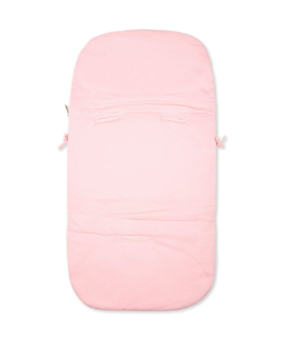 Moschino Kids Sacco Nanna Rosa con Logo Teddy Bear per Neonate