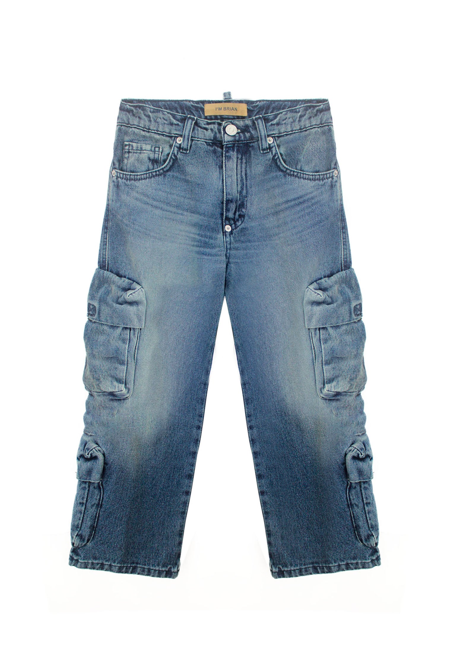 I'm Brian Jeans Denim Cargo per Bambini