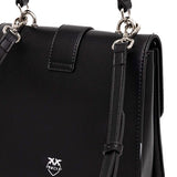 Pinko Kids Borsa a Tracolla Nera con Borchie per Bambine (retro)