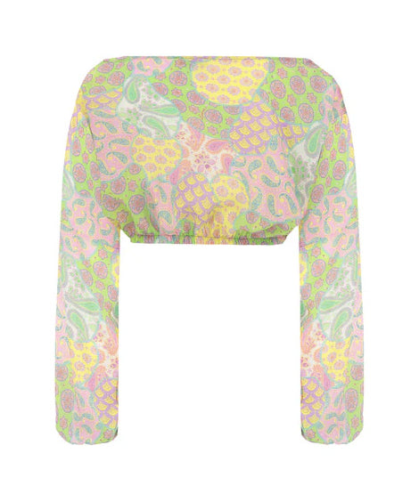 4Giveness Kids Top in Mussola Fantasia Cashemir Pastel per Bambine