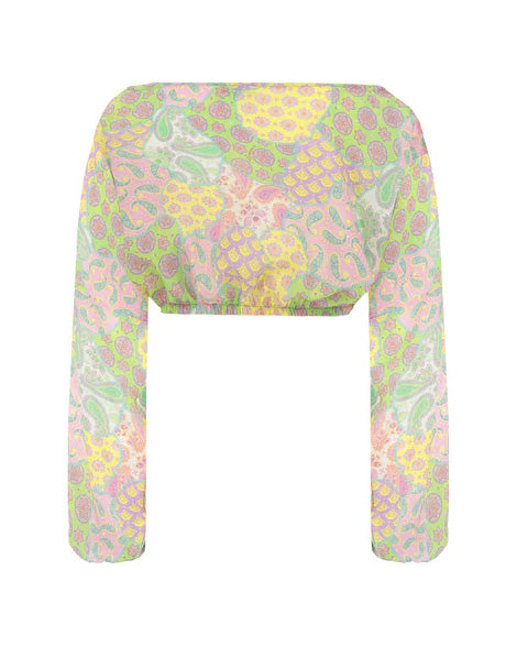 4Giveness Kids Top in Mussola Fantasia Cashemir Pastel per Bambine