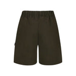 MSGM Kids Bermuda Parachute Verde per Bambini (retro)