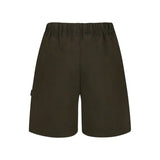 MSGM Kids Bermuda Parachute Verde per Bambini (retro)