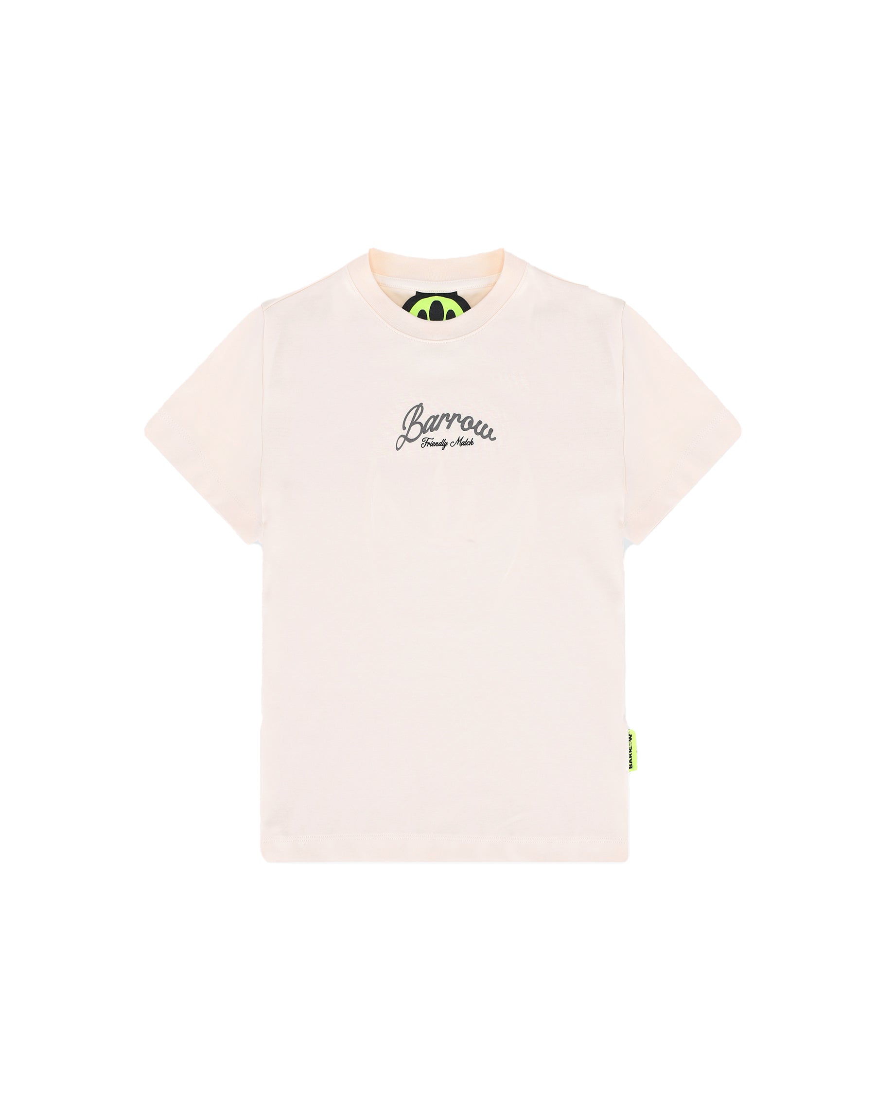 Barrow Kids T-Shirt Crema Unisex per Bambini
