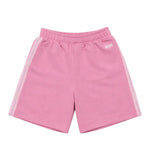 Gcds Kids Short Rosa con Bande Laterali Logate per Bambine