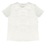 Vicolo Kids T-Shirt Off-White con Fiocchi per Bambine