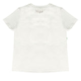 Vicolo Kids T-Shirt Off-White con Fiocchi per Bambine