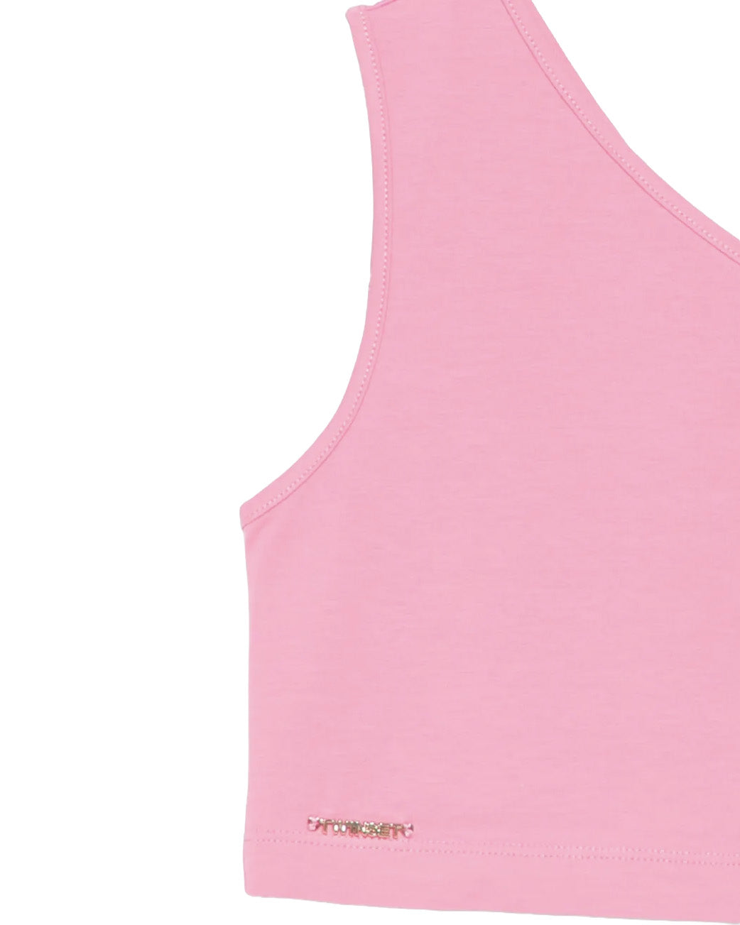 Twinset Kids Top Aurora Pink con Logo per Bambine