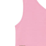 Twinset Kids Top Aurora Pink con Logo per Bambine