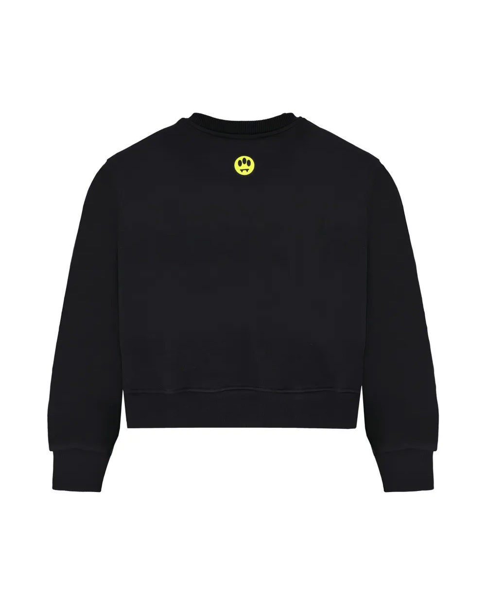 Barrow Kids Felpa Nero con Stampa Teddy Multicolor per Bambine