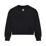Barrow Kids Felpa Nero con Stampa Teddy Multicolor per Bambine