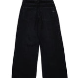 Diesel Kids Pantalone in Denim Nero con Strass per Bambine