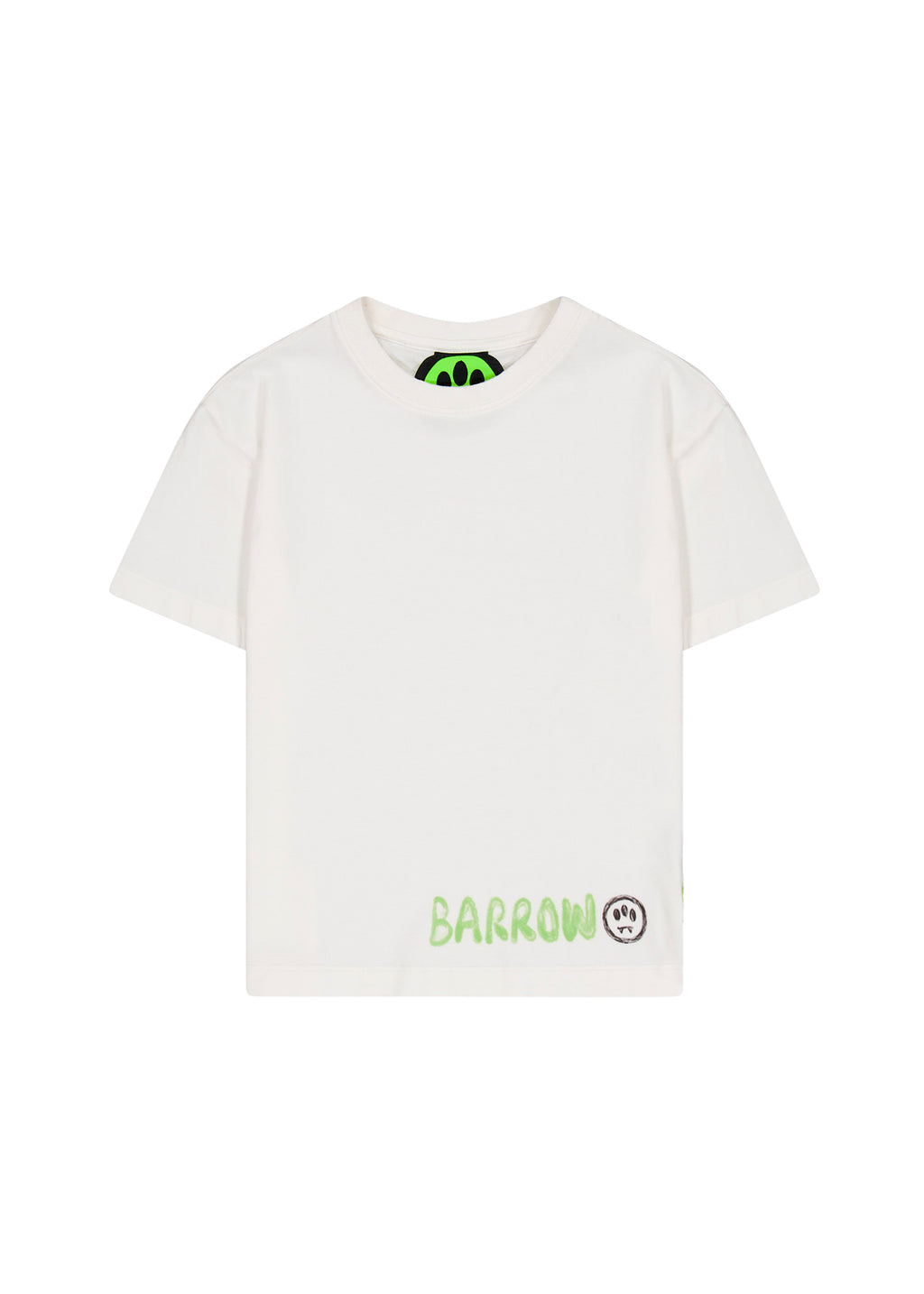 Barrow Kids T-shirt Bianca con Stampa Logo per Bambini