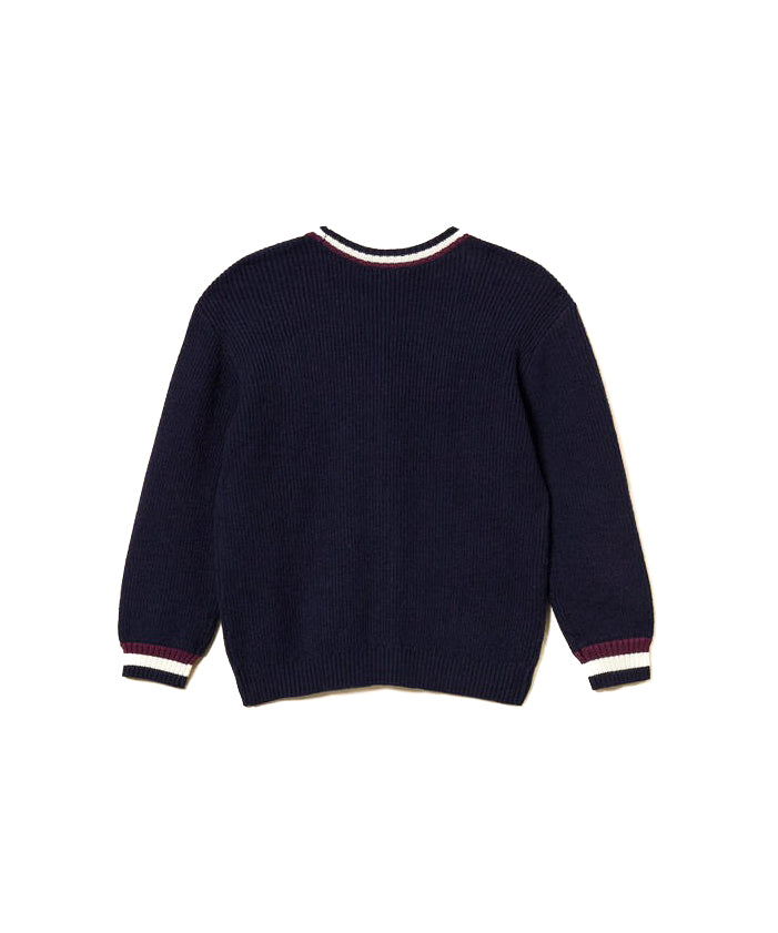 Twinset Kids Cardigan Blu per Bambine