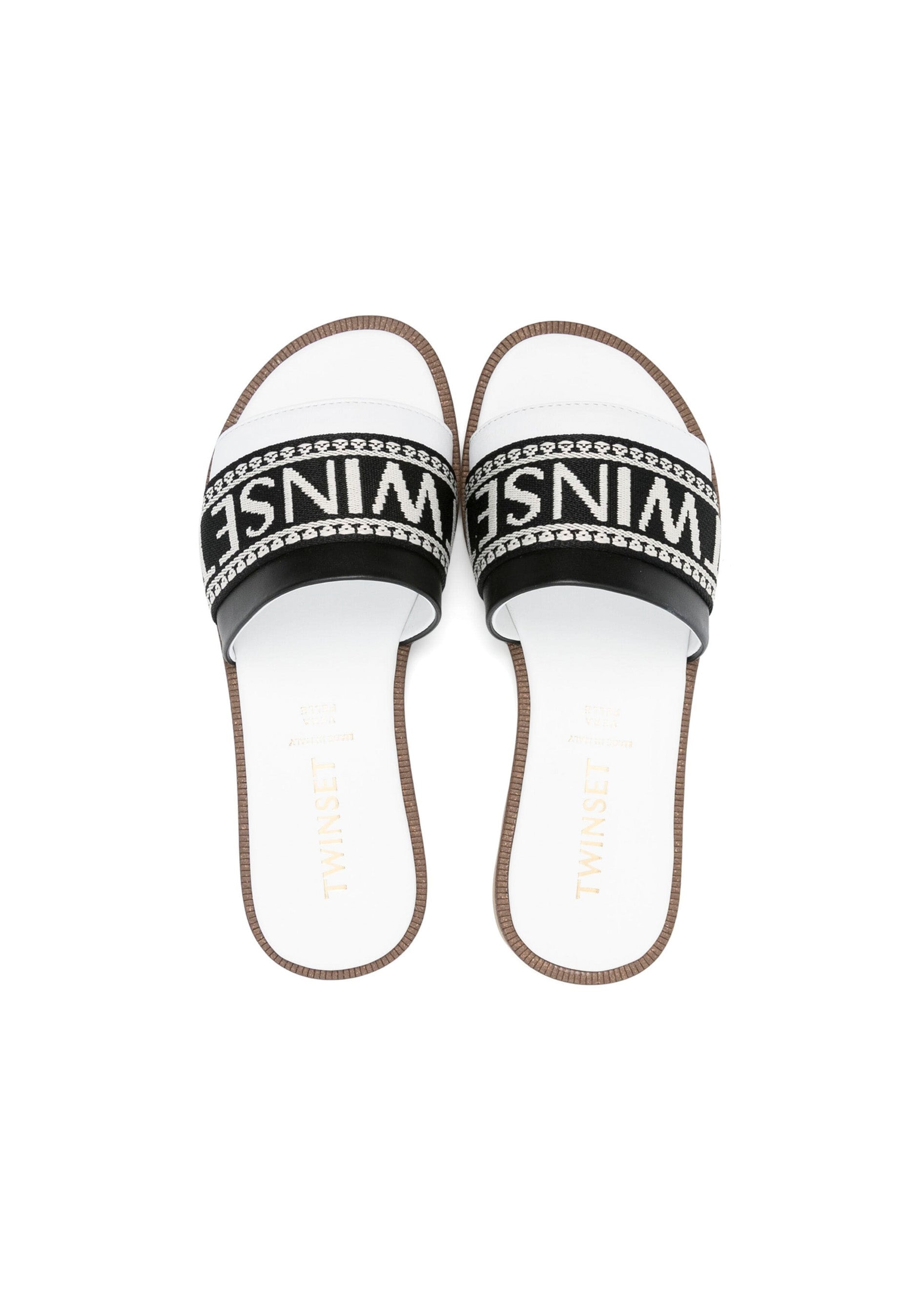 Twinset Kids Sandalo con Logo Florence Kids 