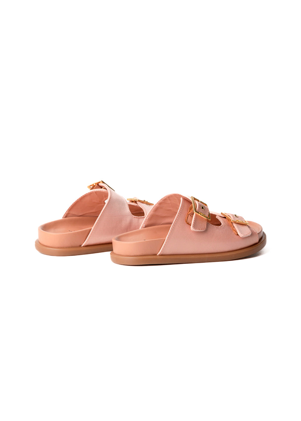 Elisabetta Franchi La Mia Bambina Sandalo Rosa Doppia Fascia (retro)