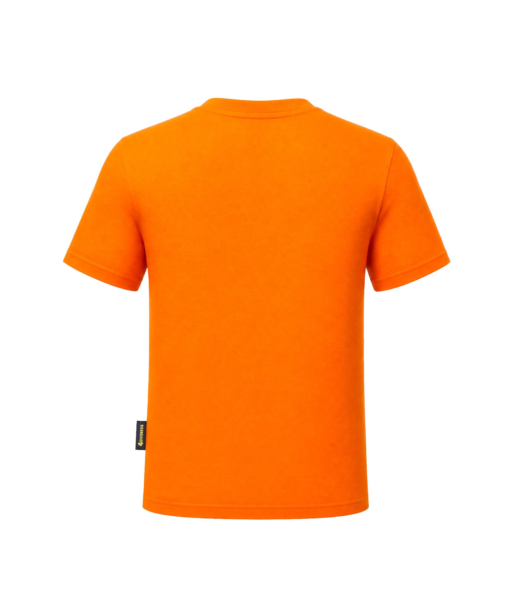4Giveness Kids T-Shirt Arancione con Logo per Bambini
