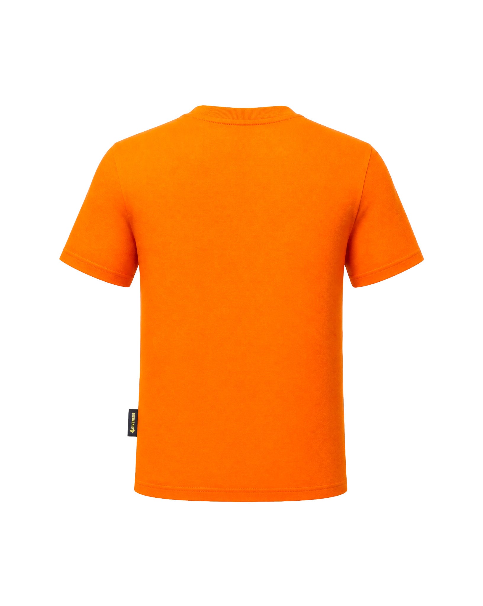 4Giveness Kids T-Shirt Arancione con Logo per Bambini