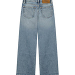 Calvin Klein Kids Pantalone in Denim Cloudy Blue per Bambine
