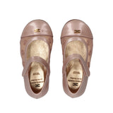 Elisabetta Franchi La Mia Bambina Ballerina Rosa con Ricamo Logo per Neonate