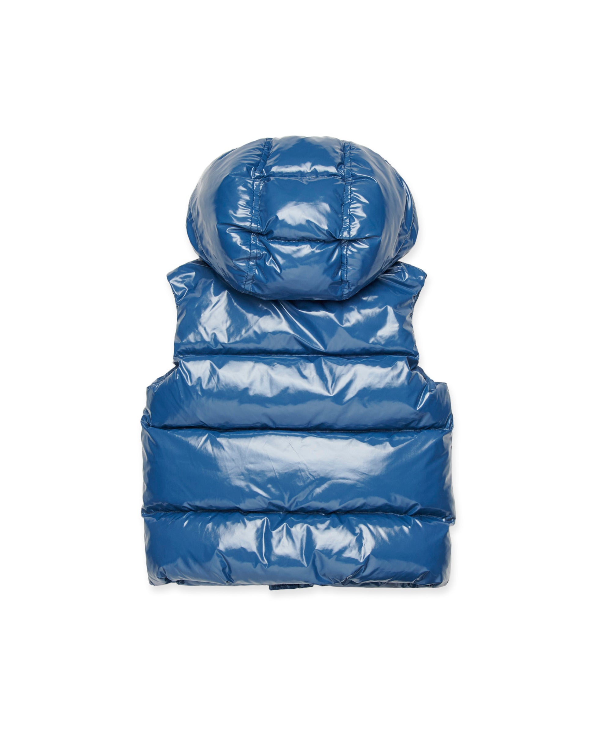 Dsquared2 Kids Giubbino Smanicato Puffer Lavagna con Maple Leaf per Bambini