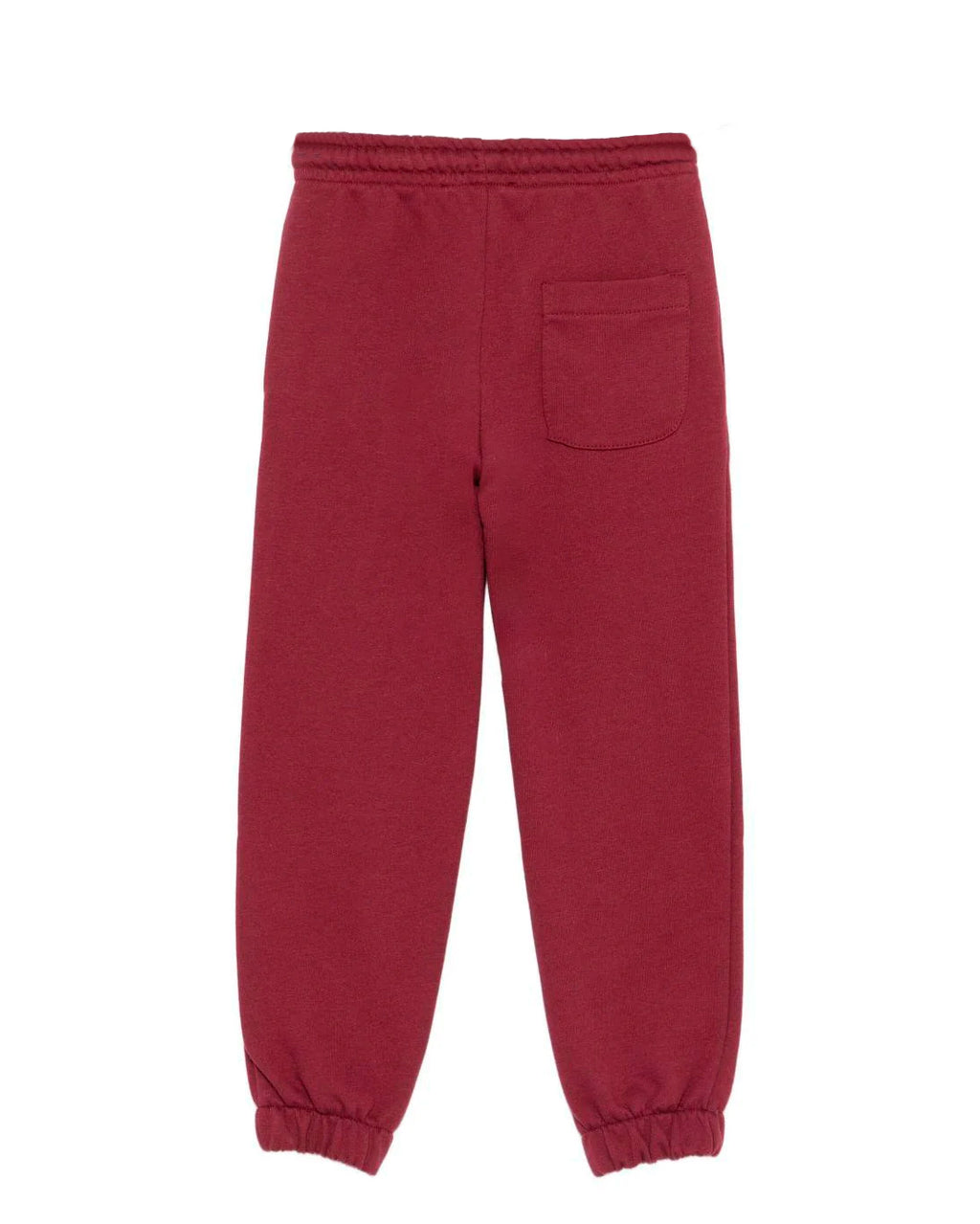 MSGM Kids Pantaloni in Tuta Borgogna per Bambine