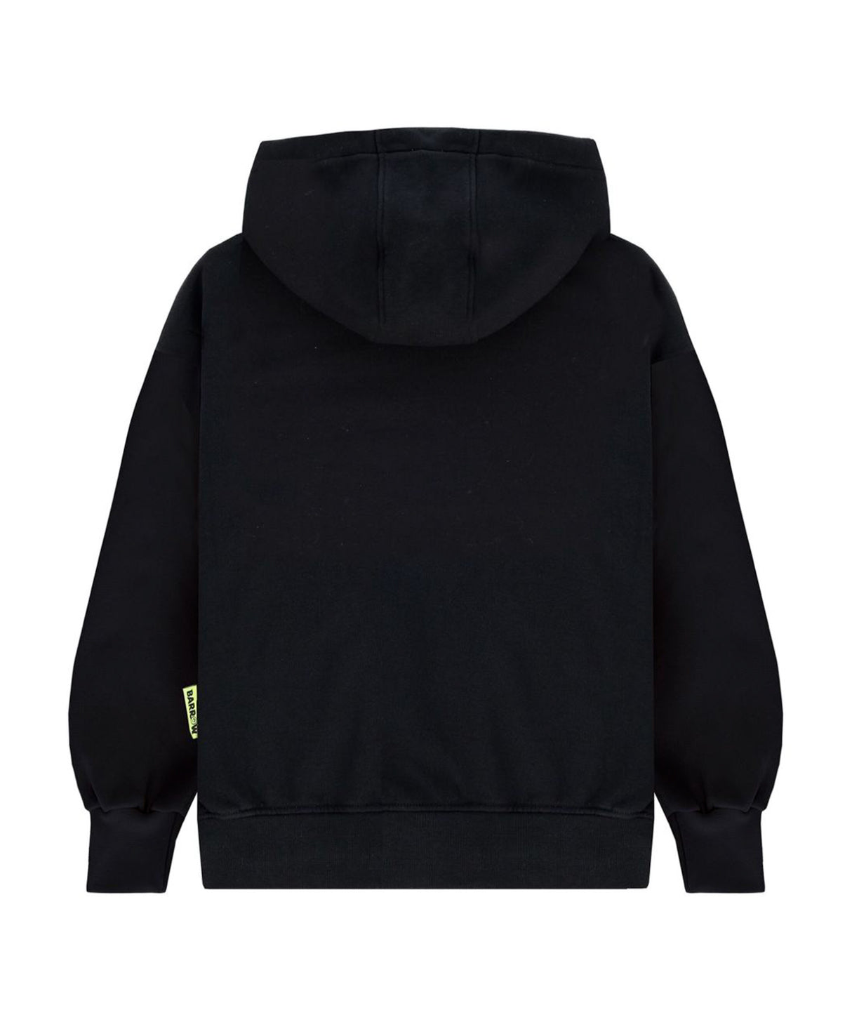 Barrow Kids Felpa con Stampa e Cappuccio Nera per Bambini