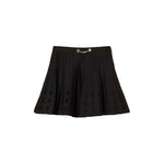 Twinset Kids Gonna Nero Plissettata per Bambine