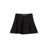 Twinset Kids Gonna Nero Plissettata per Bambine