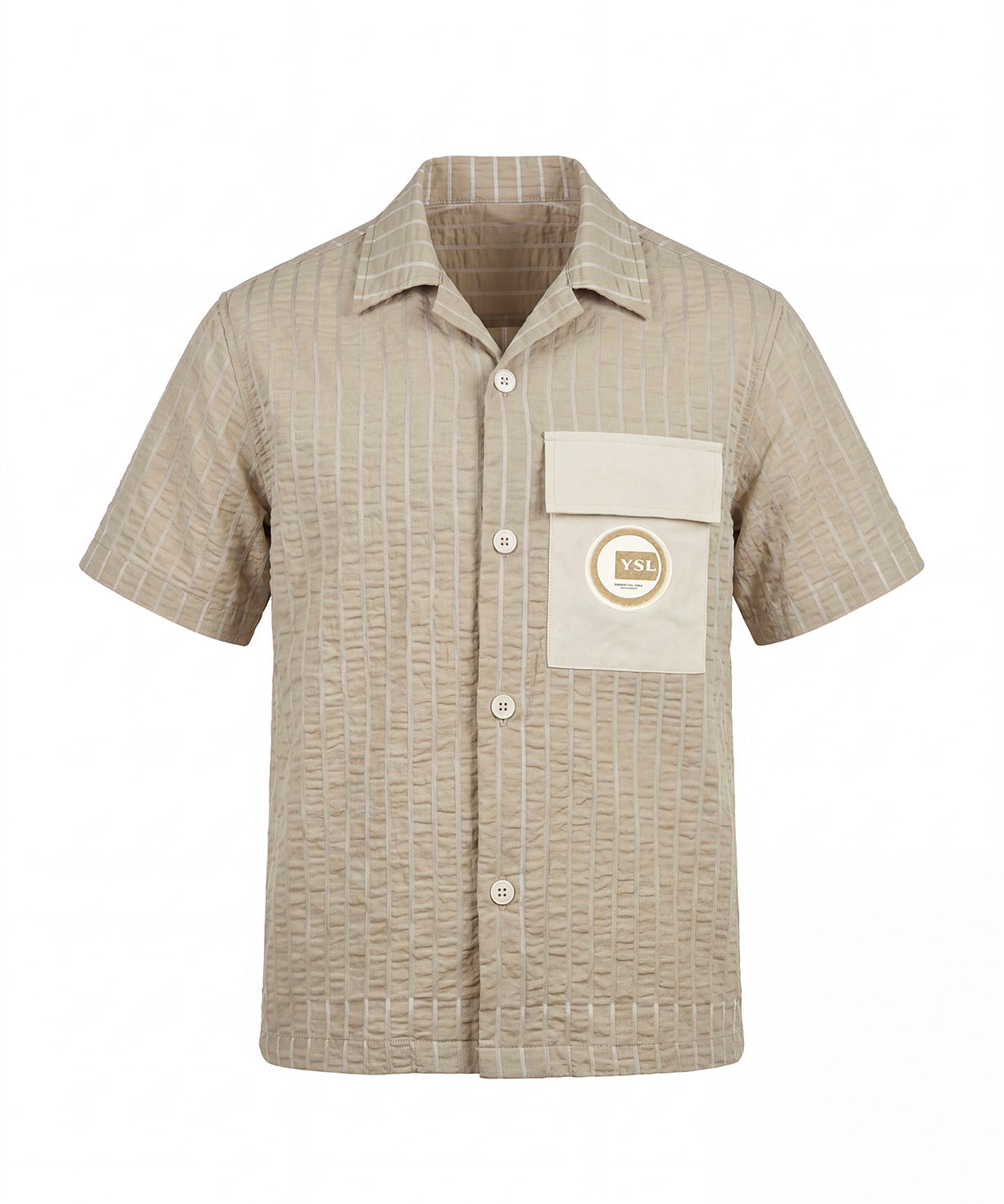Yes London Kids Camicia Verde con Logo per Bambini