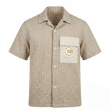 Yes London Kids Camicia Verde con Logo per Bambini