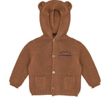 Daniele Alessandrini Cardigan Cammello Teddy per Neonati
