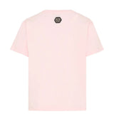 Philipp Plein Kids T-Shirt Rosa con Stampa Grafica per Bambine